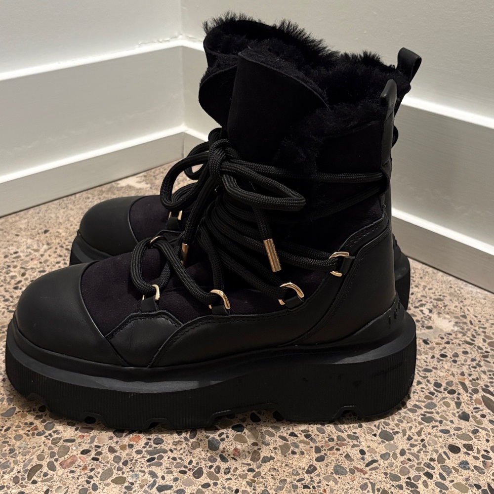 Inuikii Black Winter Platform Boots - Picture 7 of 7